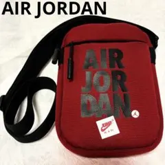未使用 AIR JORDAN ショルダーバッグ レッド
