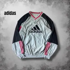 【専用】adidas y2k リバーシブルプルオーバー ベロア刺繍 ビッグサイズ