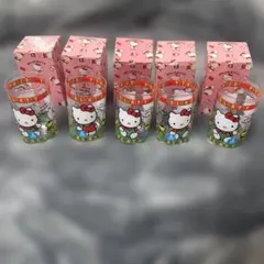 ハローキティ タンブラー グラス 5個セット レトロ