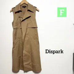 WEGO Dispark ノースリーブトレンチコート ベージュ