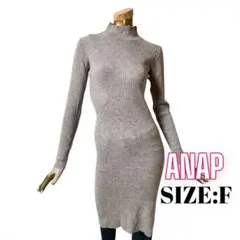 Anap ひざ丈ワンピース