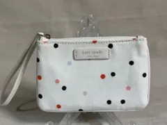未使用ケイトスペード kate spade ドット柄 ミニポーチ コインケース