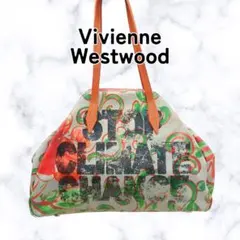 Vivienne Westwood トートバッグ 総柄 オーブロゴ マルチカラー