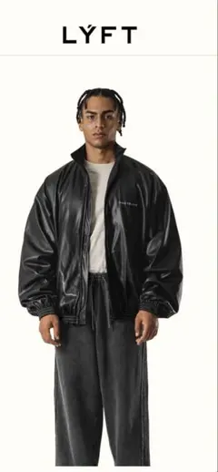 LYFT ナイロンジャケット L 黒/グレー/イエロー LYFT ナイロンジャケット L 黒/グレー/イエロー LYFT リフト ナイロン