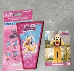 ディズニー パルパルーザ コレクションカード＆ワッペンアクセサリー プルート