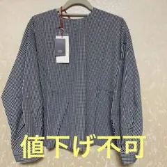 ★新品・未使用★ ギンガムチェック長袖シャツ SDC402NW49 Fサイズ