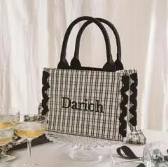 darich ノベルティ チェックミニトートバッグ