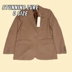 新品タグ付き♡ STUNNING LURE テーラードジャケット 茶 定価4万