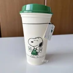 海外スタバ スヌーピー PEANUTS リユーザブルカップ ホワイト 473ml