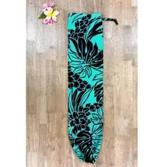 #1872　パウケース　パウスカートケース　フラダンス　ミント　モンステラ