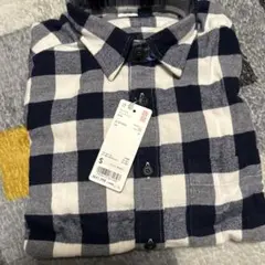 ユニクロ　フランネルチェックシャツ　長袖