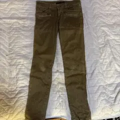 BARBARA BUI カーキ スキニーパンツ