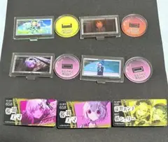 魔法少女ノ魔女裁判　複製処刑展　ミニアクリルスタンド　缶バッチセット