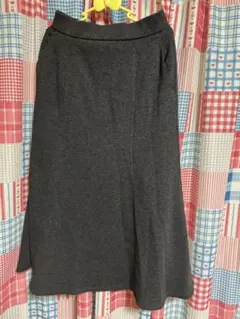 GU ヘリンボーンマーメイドロングスカートL