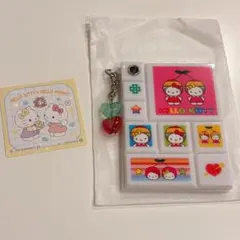 【匿名】サンリオ シークレットタイルシール風ミニミラー ハローキティ&ミミィ