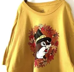 バッキー　イエロー オーバーサイズ Tシャツ キャラクター
