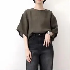 ゆったりシルエット 半袖プルオーバーのサムネイル