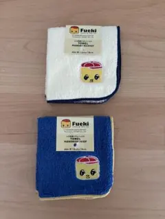 Fueki フエキくん 刺繍ミニタオルハンカチ 2枚セットのサムネイル