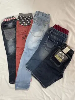 キッズ ボトムス 5点セット 110と120 新品