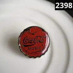 2点目から半額⭐︎ビンテージピンバッジ　フランス　ピンズ　コカコーラ　ミュージックのサムネイル