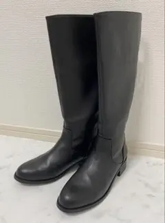 Realta(レアルタ)3.5cmヒールスクエアトゥワイドロングブーツのサムネイル