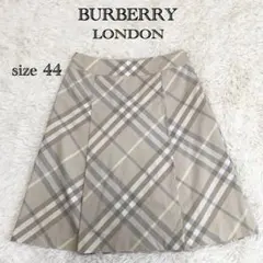 BURBERRY LONDON 膝丈スカート ノバチェック サイズ44