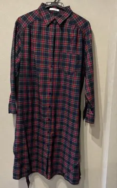 who's who chico チェックシャツ ロング