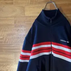 80s adidas トラックジャケット 西ドイツ デサント製 バイカラー 80s adidas トラックジャケット 西ドイツ デサント製 バイカラー