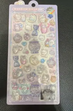 ボンボンドロップシール　ナイトミャウ