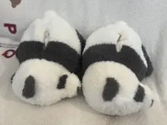 【2個セット】ジェラートピケ　ティッシュケース　パンダ
