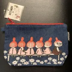 新品　ムーミン　デニム グッティポーチ リトルミイ チラリのサムネイル