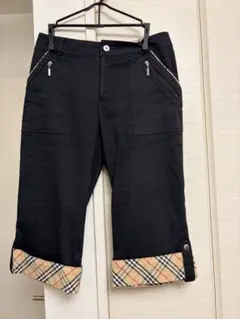 BURBERRY GOLF 七分パンツ 7サイズ　ブラック