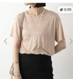 ベースレンジ定番バンブー半袖Tシャツxs BASE rangeのサムネイル