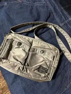 POTER タンカー　ショルダーバッグ　セージグリーン