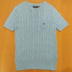 新品未使用⭐Polo Ralph Lauren Pima Cotton 半袖水色