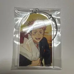 呪術廻戦 ファンパレ バッジ アクリルワイヤーリング 虎杖悠仁 キーホルダー