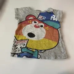 JAM ベビー 半袖Tシャツ キャラクター総柄 グレーのサムネイル