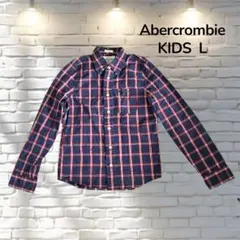 Abercrombie アバクロ 長袖シャツ キッズ服 L チェック