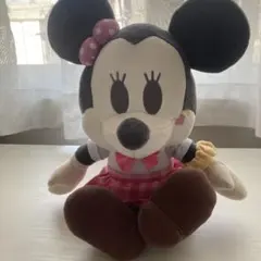ミニーマウス　スクール風BIGぬいぐるみ