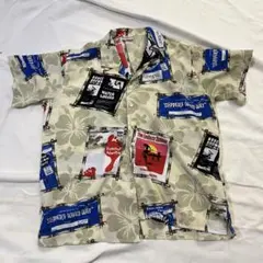 アロハシャツ XXL ポスターデザイン Aloha Tシャツ 大きい ゆったり