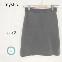mystic ミスティック ストレッチ ミニスカート グレー系 サイズ2