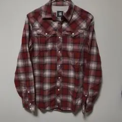 ジースター　チェックシャツ サイズS