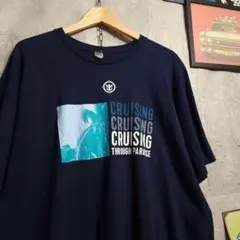 希少 ロイヤルカリビアン クルーズ Tシャツ ネイビー 2XL US古着