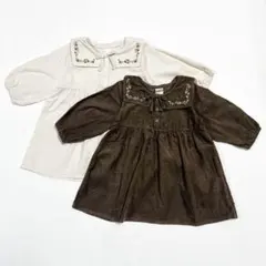 tete a tete テータテート　バースデイ　長袖ワンピース　80