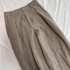 ユニクロ コントワー・デ・コトニエ ブラッシュドジャージータックワイドパンツS