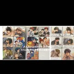 新品☆あんスタ【天城一彩＆白鳥藍良】サインステッカー☆スターラメ