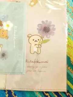 A5のみ リラックマ クリアファイル コリラックマ チャイロイコグマ 郵便局