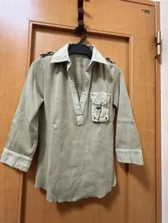 IKKa＊ミリタリーカットソー（未使用）七分袖