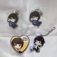 ブルーロック 蜂楽廻 缶バッジ ラバーキーホルダー