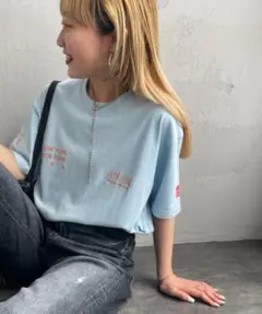 MANHATTAN PORTAGE 別注 ロゴ刺繍ショートスリーブTシャツのサムネイル